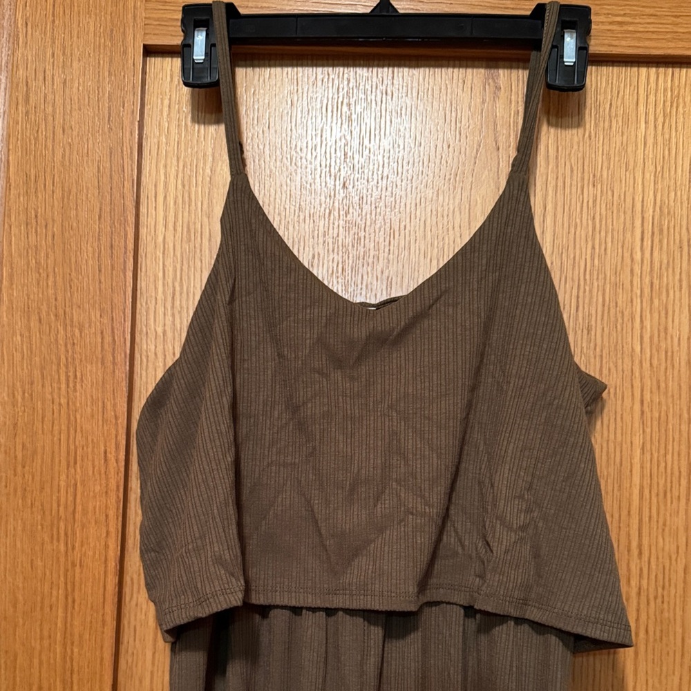 Zenana Outfitters Dark Brown Jumpsuit - Picture 2 of 5